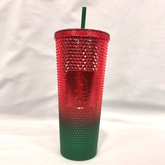 Starbucks Other - Walt Disney World Starbucks 2022 Holiday Christmas Mickey Studded 24oz Tumbler